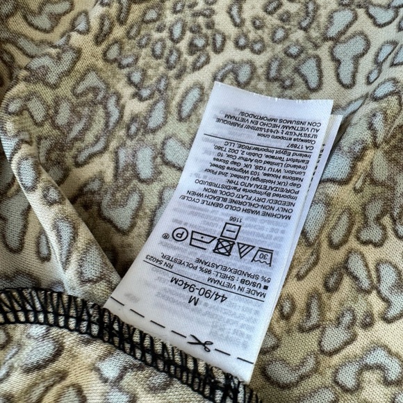 Banana Republic Brown and Black V-neck A-line Dress. D34 - Picture 12 of 15